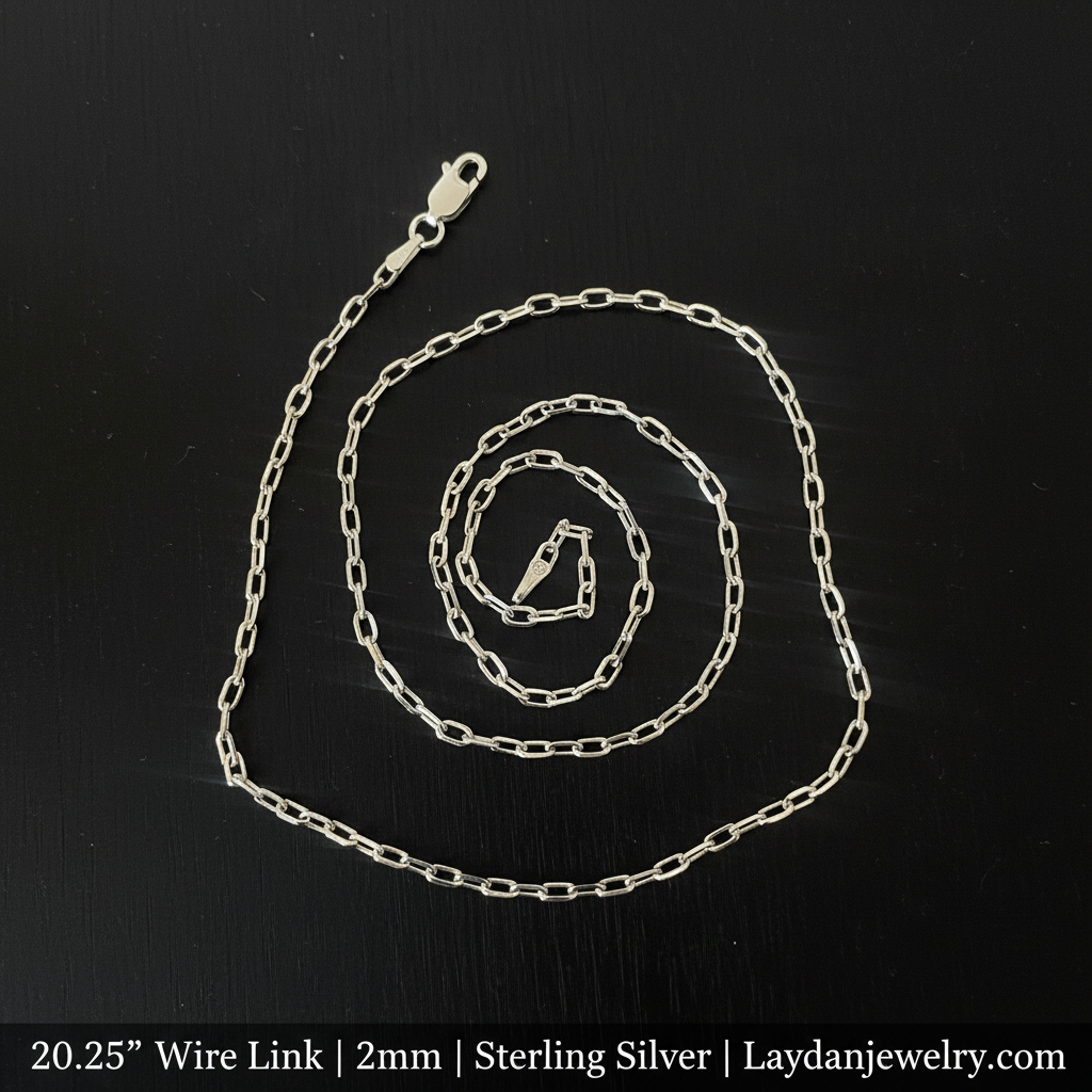 20.25" Wire Link - Luxury Dark with Description