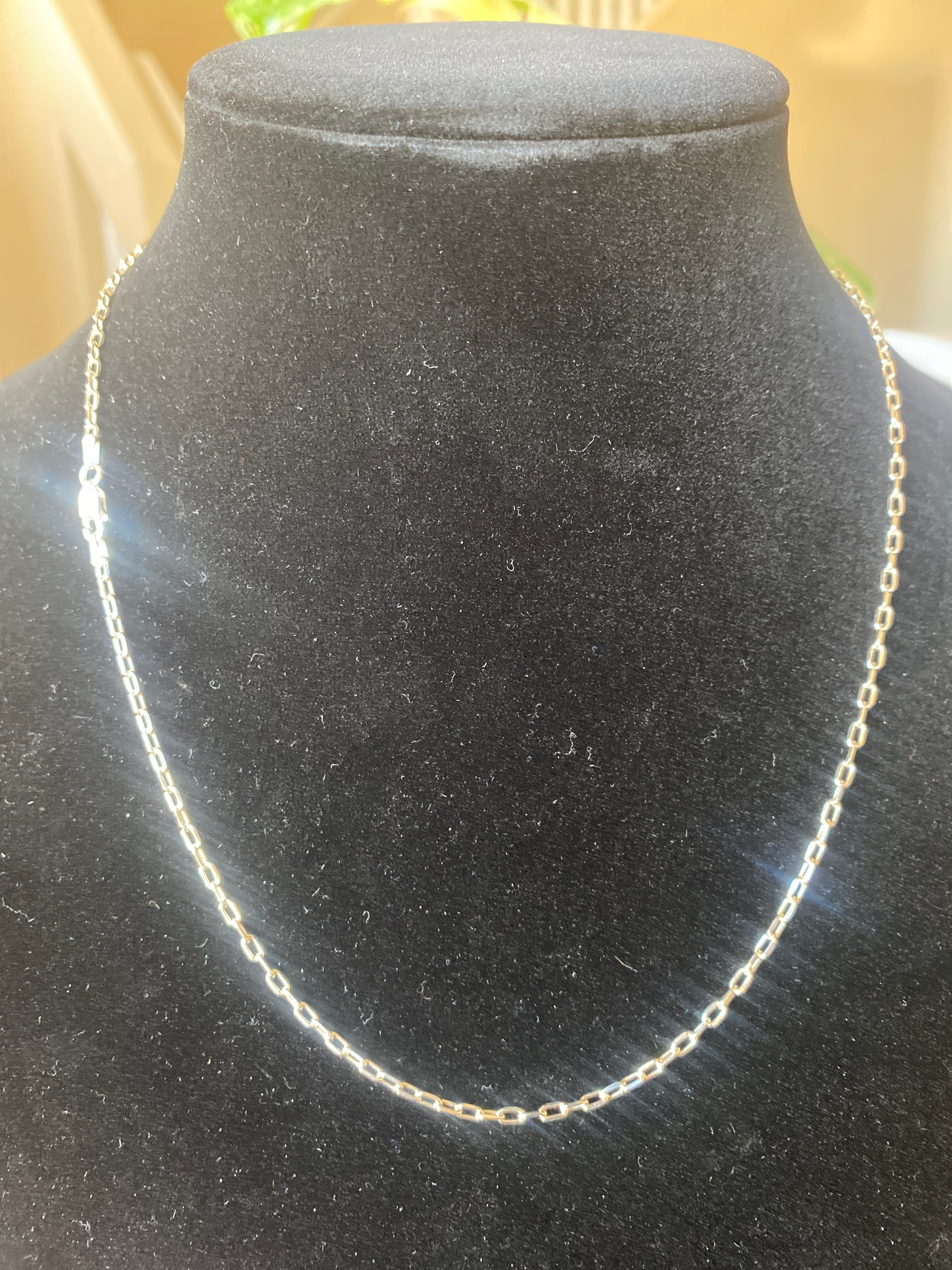 20.25” 2mm sterling silver Wire link