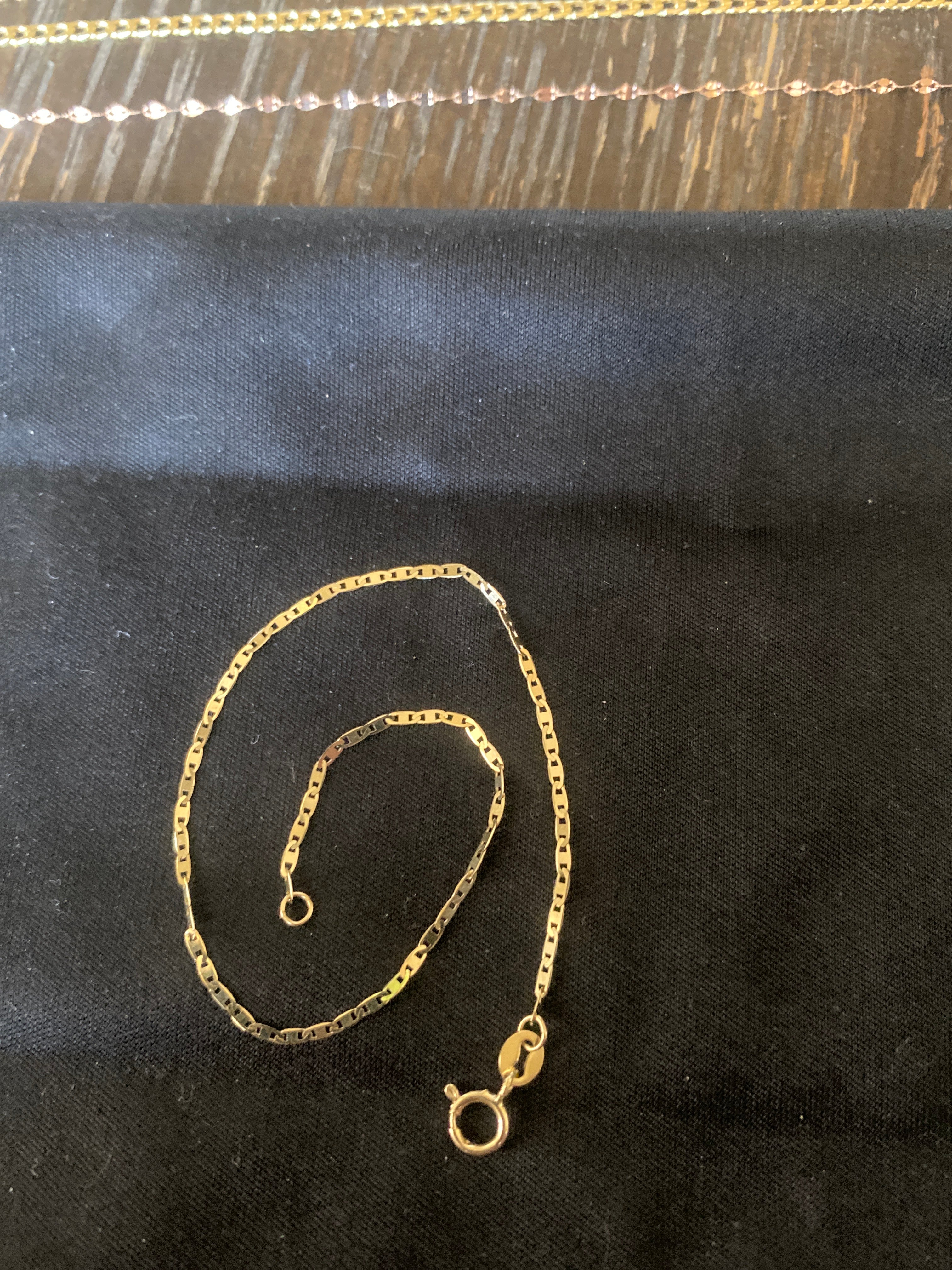 7” 1.3mm 10k solid Flat Valentino link