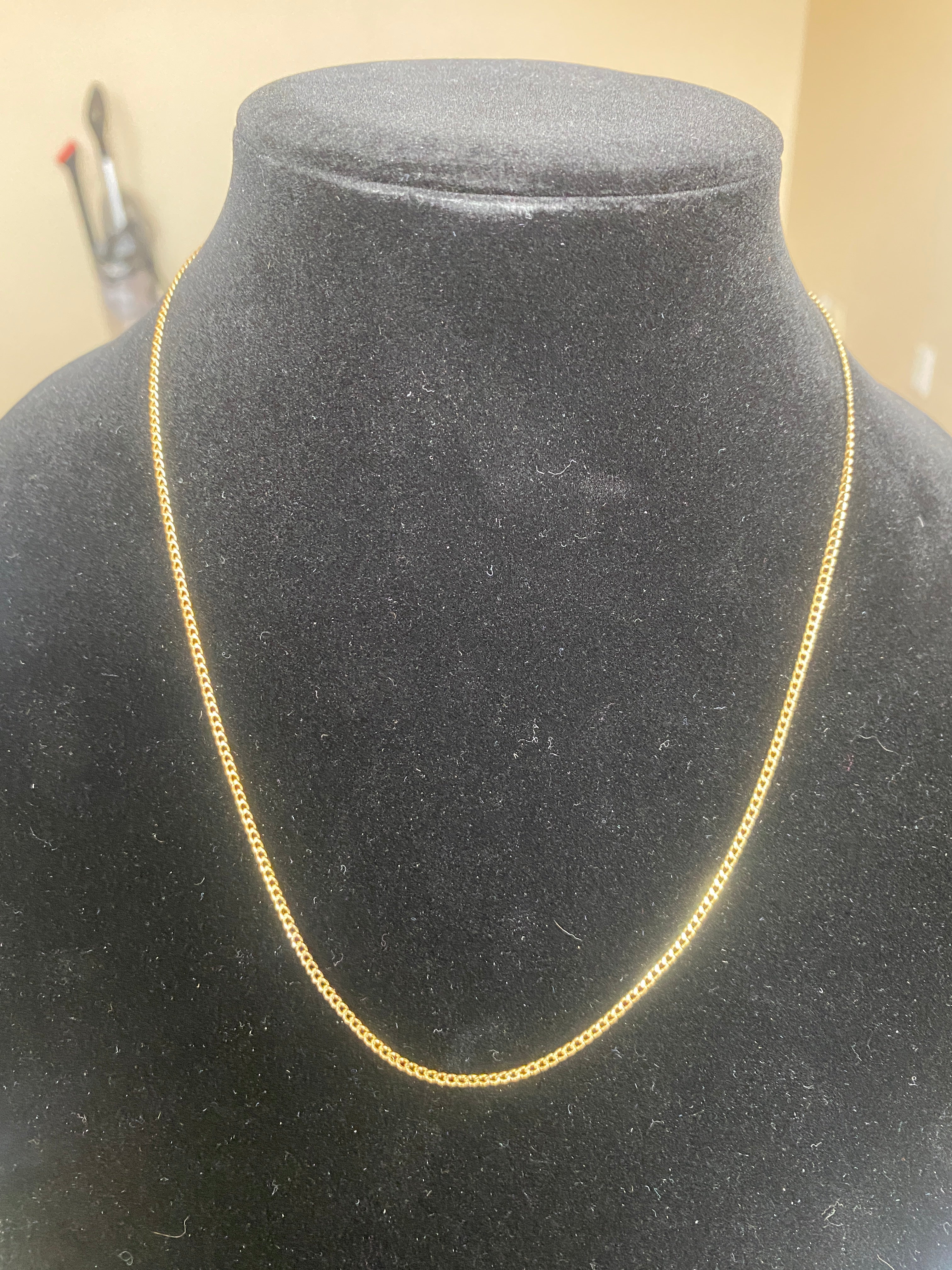 20” 2mm 10k Cuban link