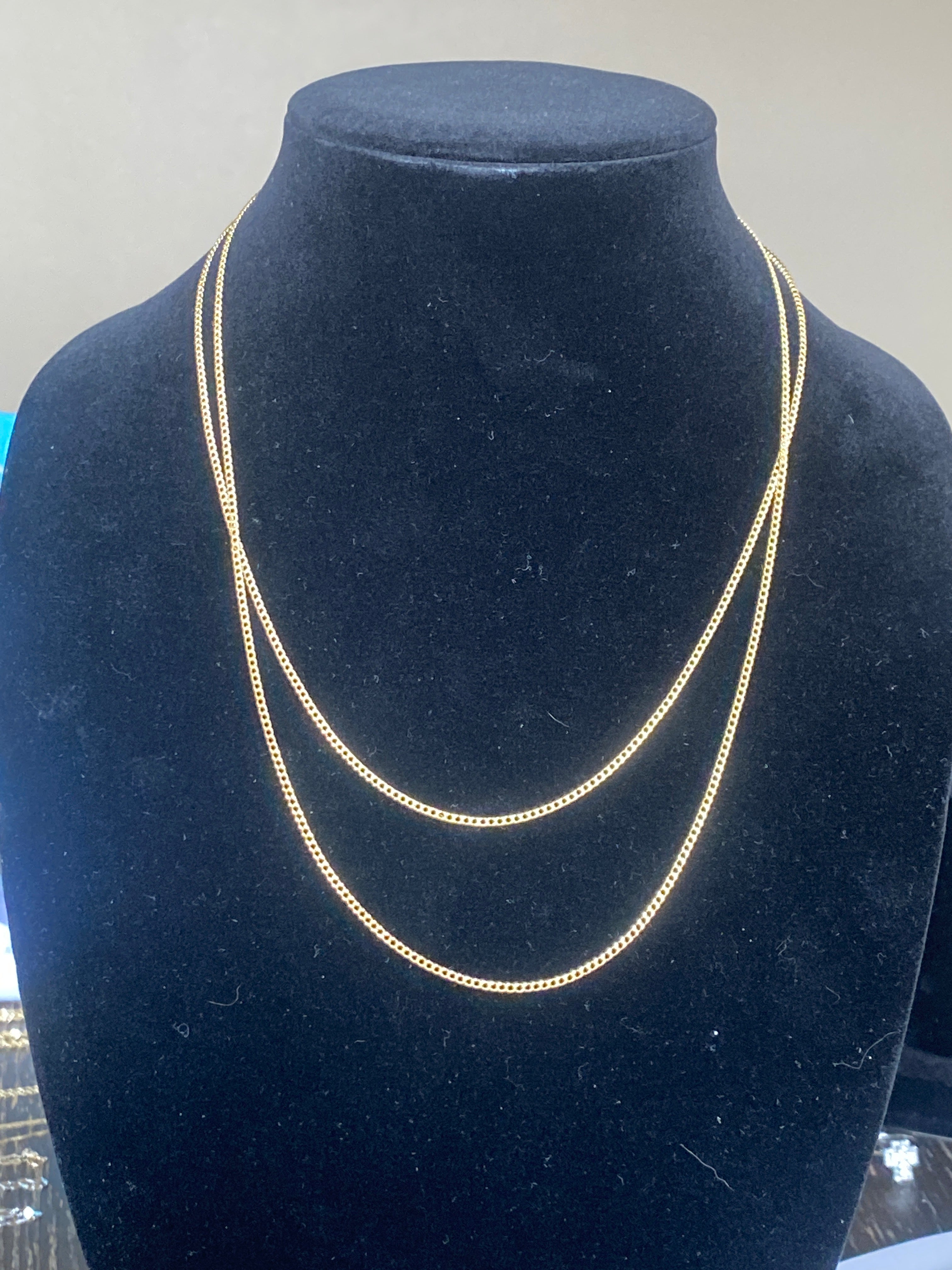 20” 2mm 10k Cuban link