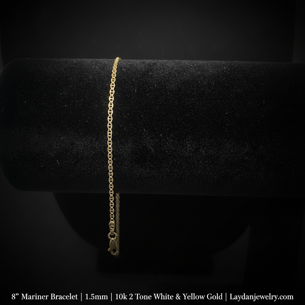 8" Mariner Bracelet - Luxury Dark with Description