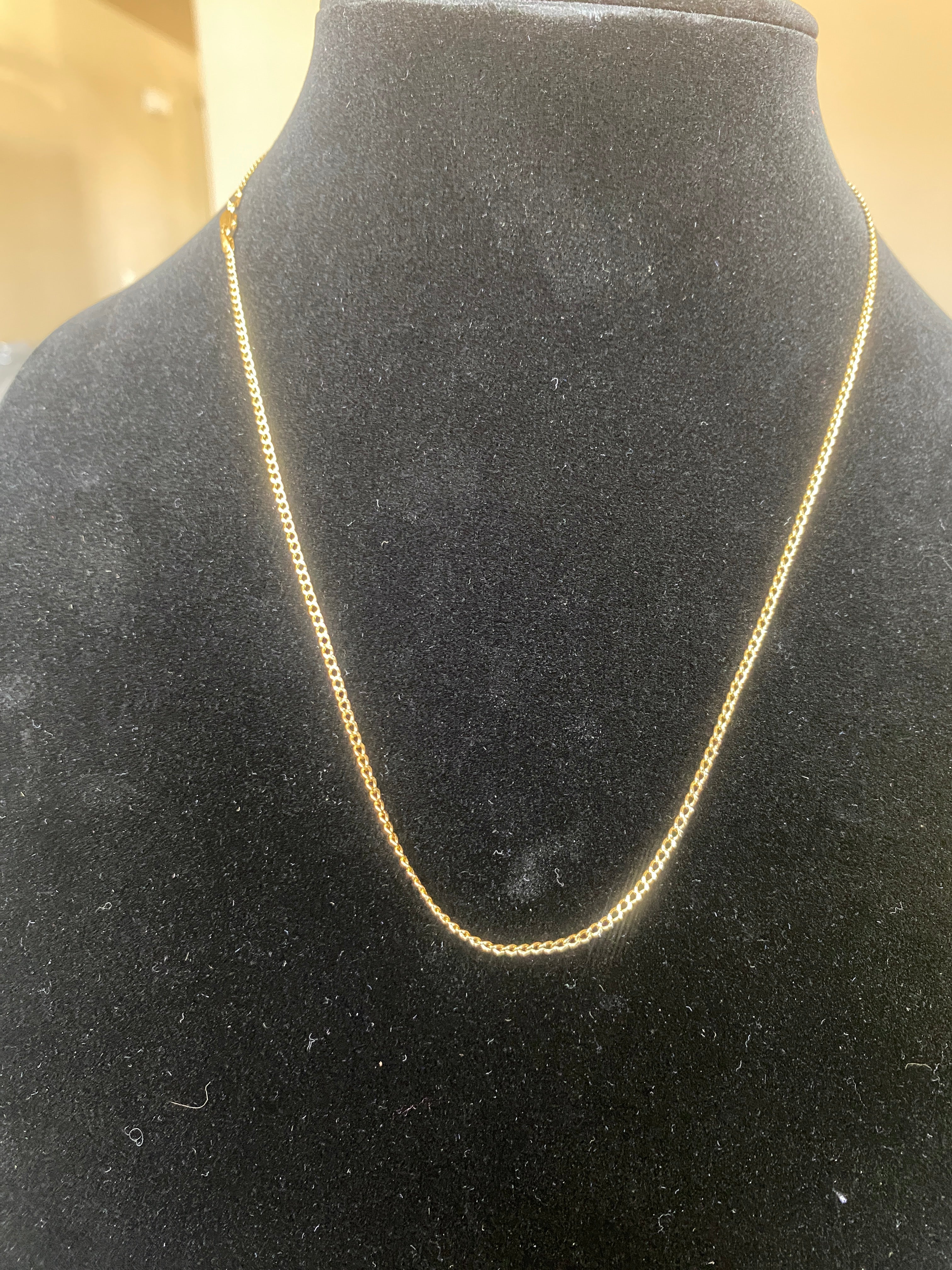 20” 2mm solid 10k Curb link