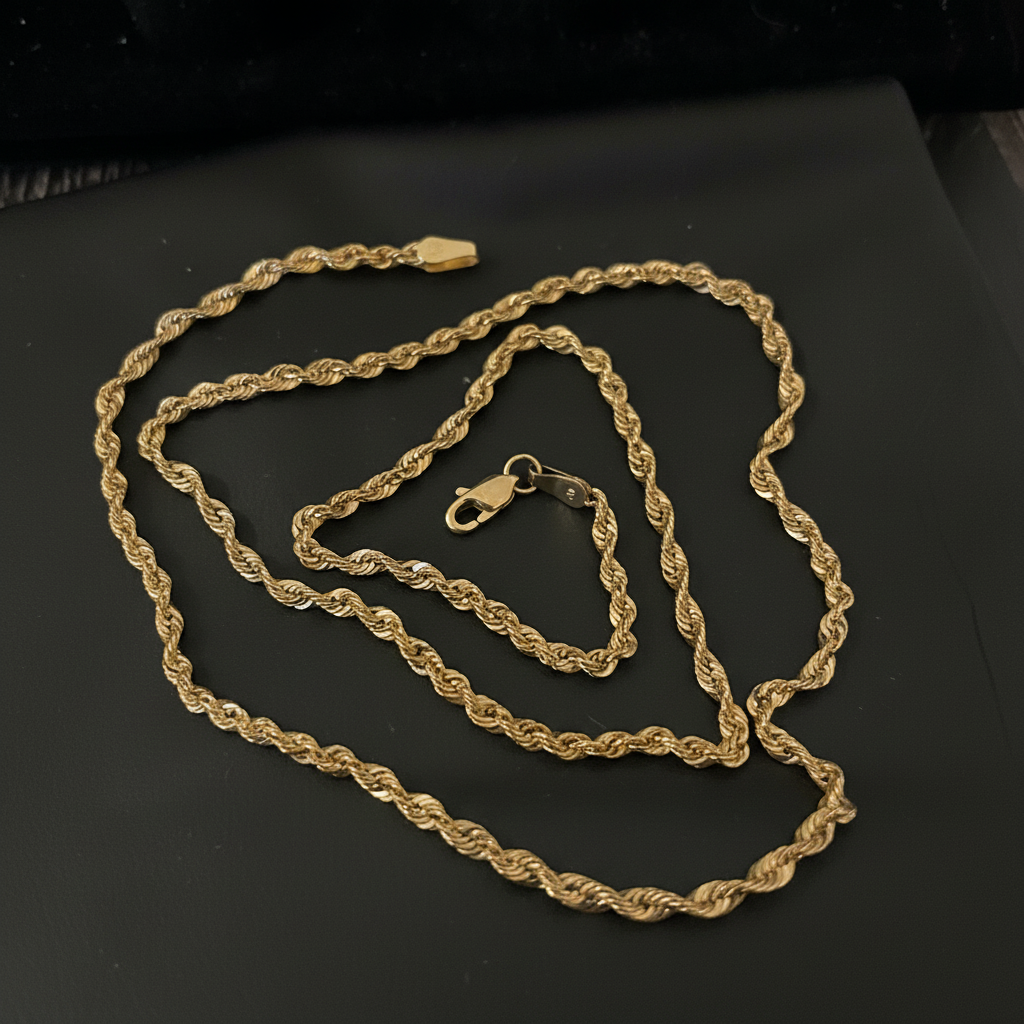 Rope Chain 18in - Luxury Dark